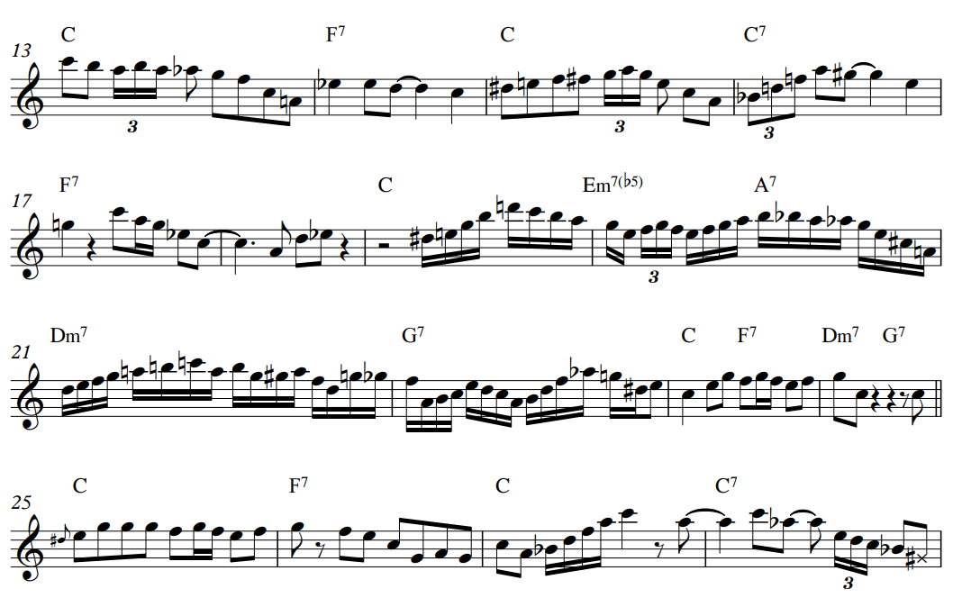 jazz solo transcriptions pdf free download